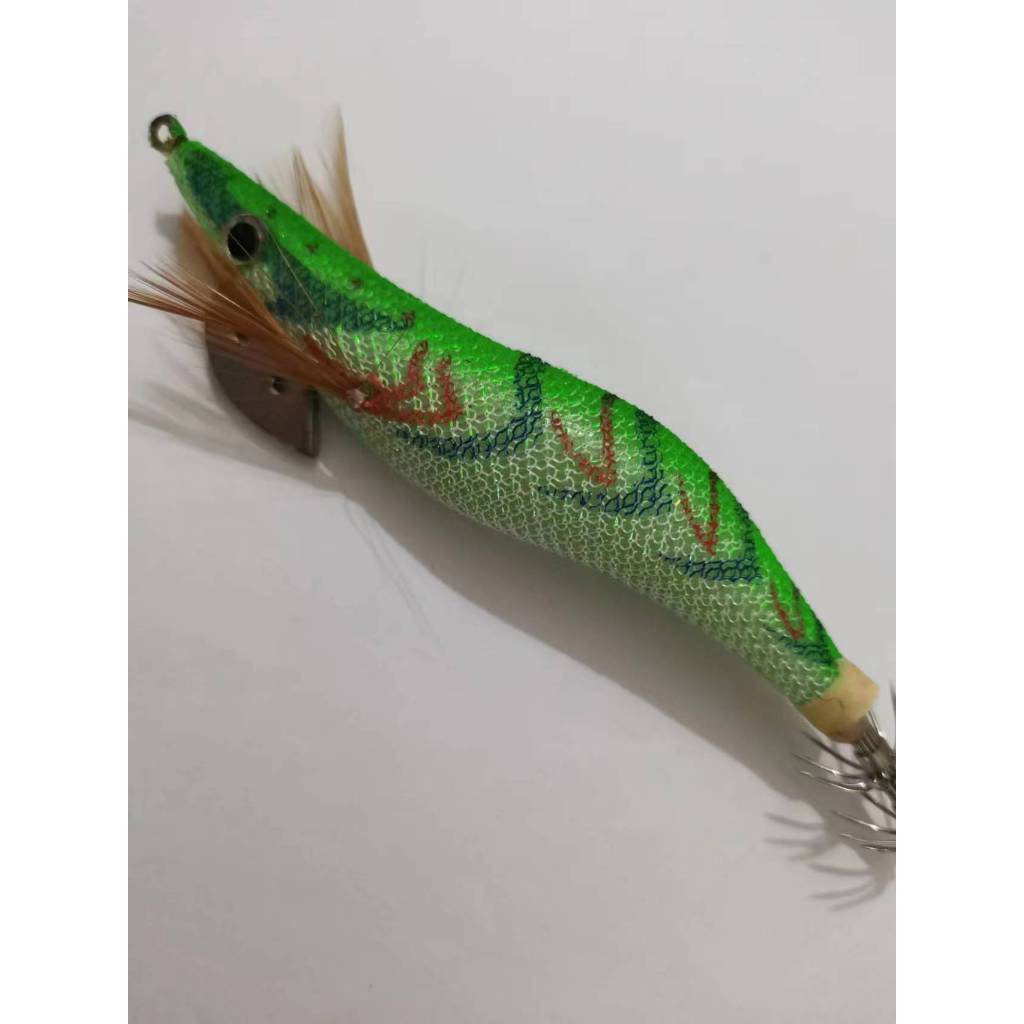 Sound Jigs Lure Shrimp Flick Squid Hooks Pack Bait 3.0/11.5cm 3.5#/13cm ...