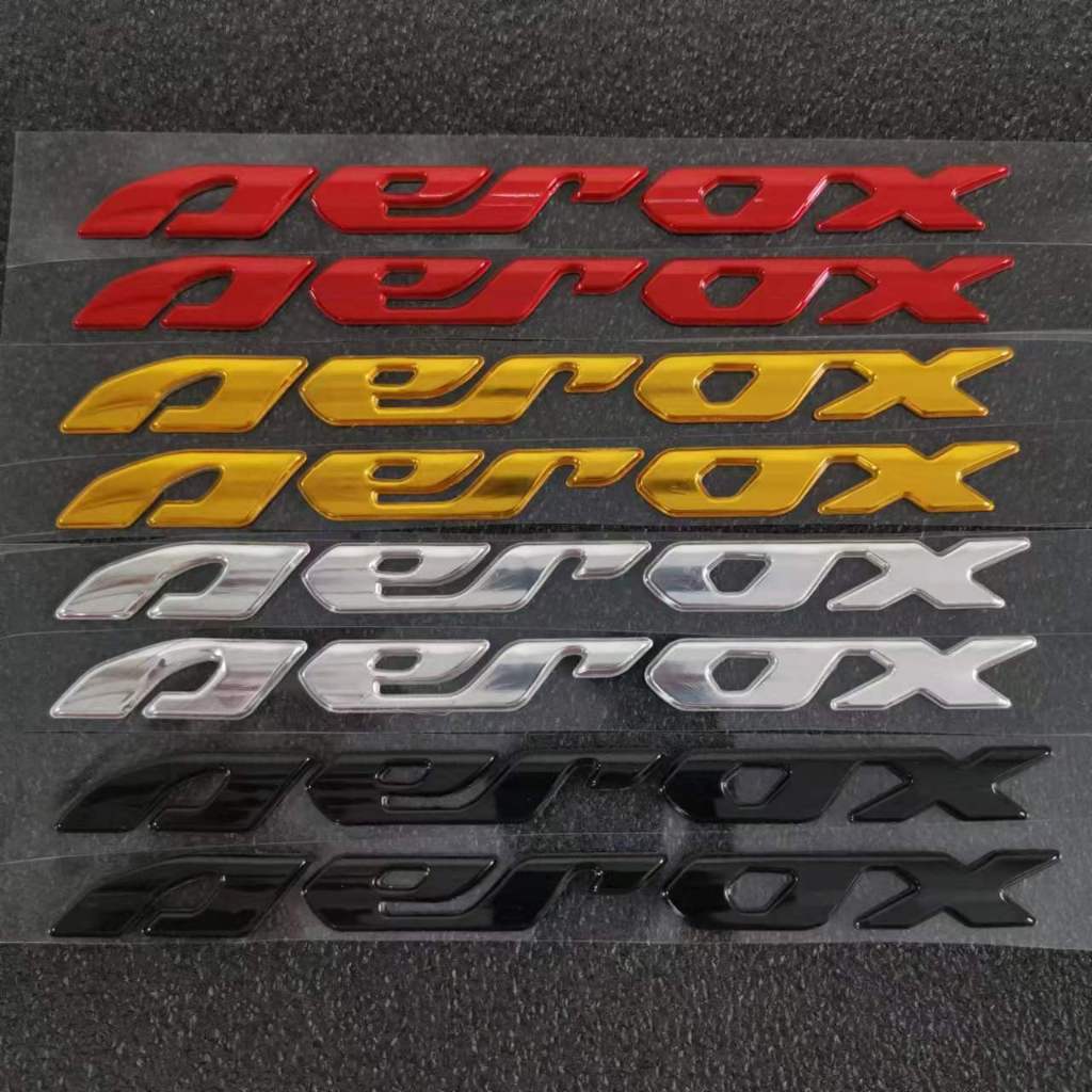 Aerox Emblem Logo For Motorcycle Yamaha Aerox 155 V1 V2 3d Embossed Shopee Philippines 0405