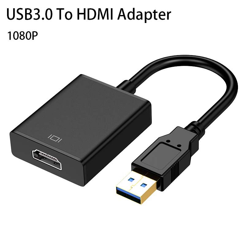 1080P HD Portable USB 3.0 To HDMI Converter Audio Video Adapter ...