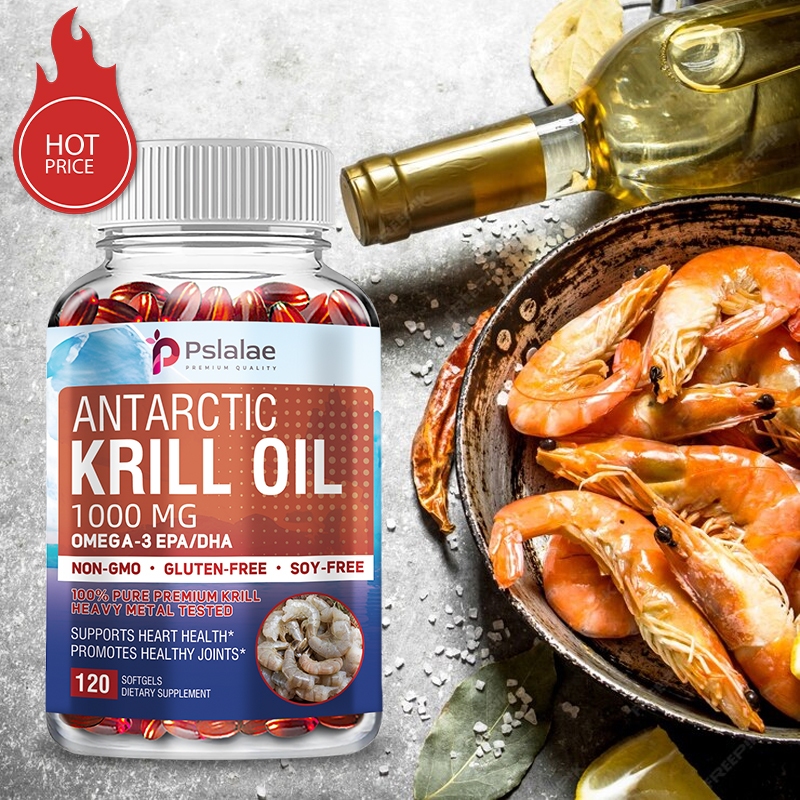 Made in the USA Antarctic Krill Oil Contains Astaxanthin, Omega 3