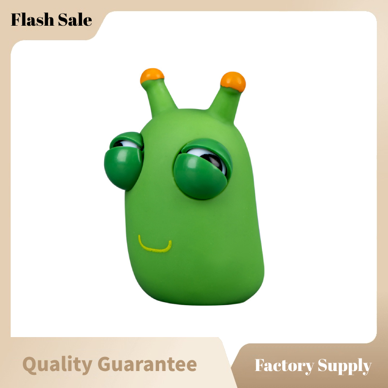 Fidget Toy for Adult 3D Funny Novelty Green Eye Popping Grass Worm ...