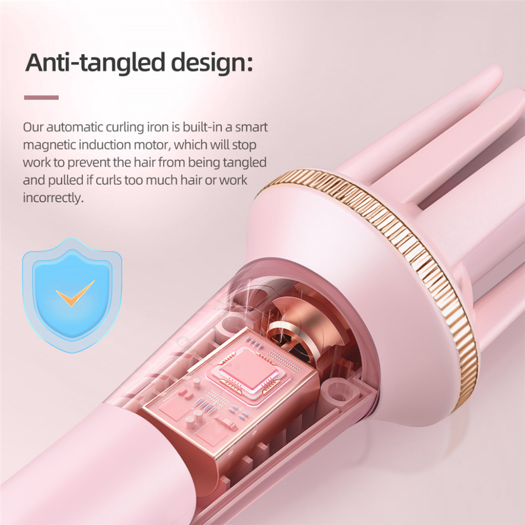 Magnetic curling iron online