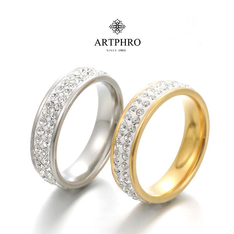 ARTPHRO Stainless ring for Men and Women gift party | Shopee Philippines