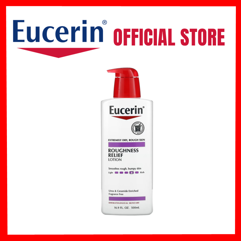 Eucerin Roughness Relief Lotion 16.9 Fl Oz/500ml Body Lotion ...