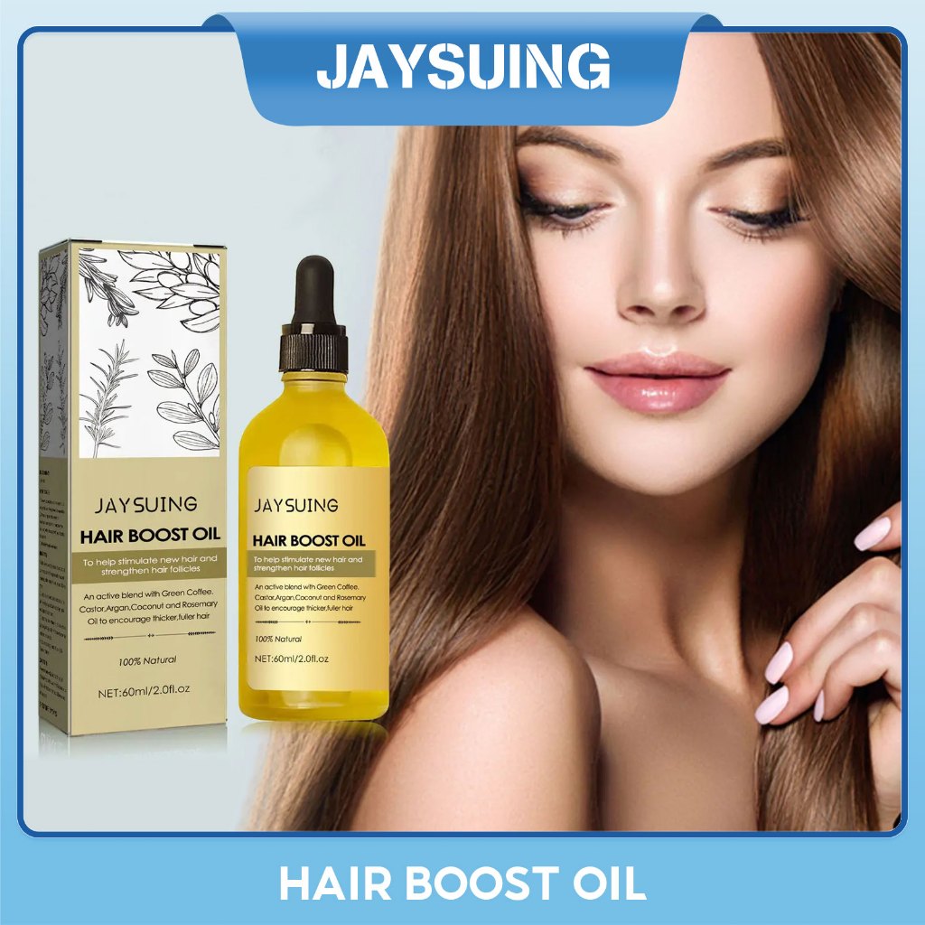 Jaysuing Powerful Hair Growth Oil 60ml Rosemary Hair Care Massage