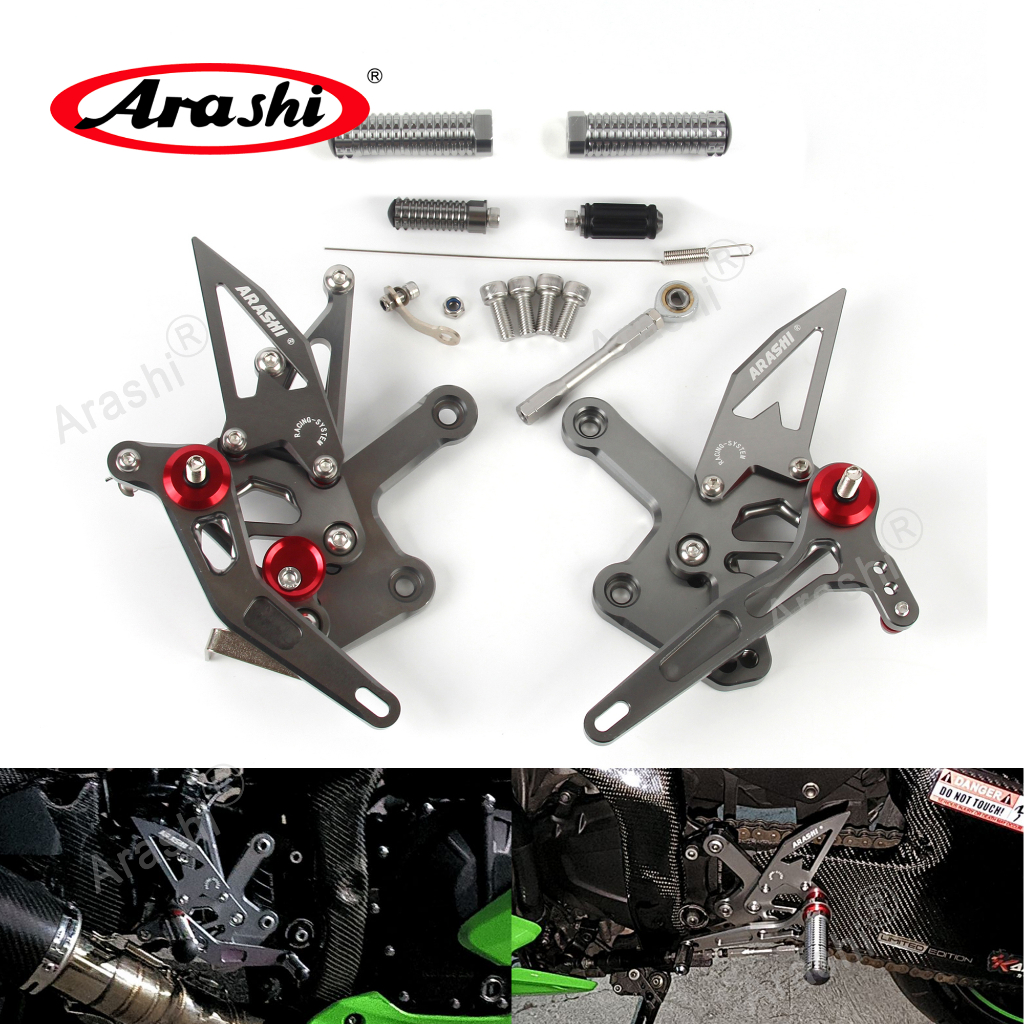 Arashi V2.0 CNC Adjustable Rearset For KAWASAKI NINJA ZX-25R ZX25R