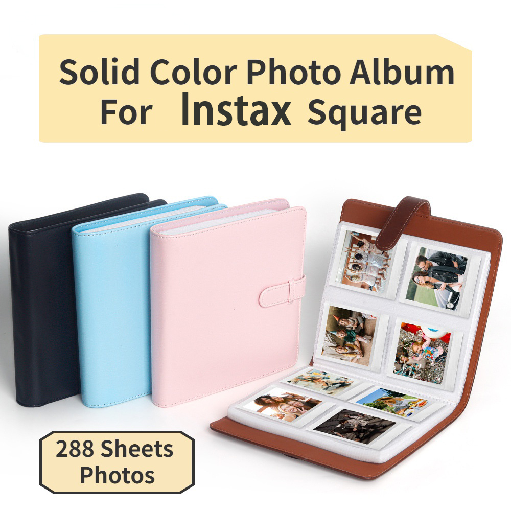 288Sheets Photo Album For Instax Square Universal Photo Book Photo ...