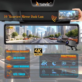 AZDOME GS63H Dash Cam Dual Lens Ultra HD Real 4K Car DVR Camera WIFI GPS  Rear View Night Vision WDR Video Recorder 24H Parking - AliExpress