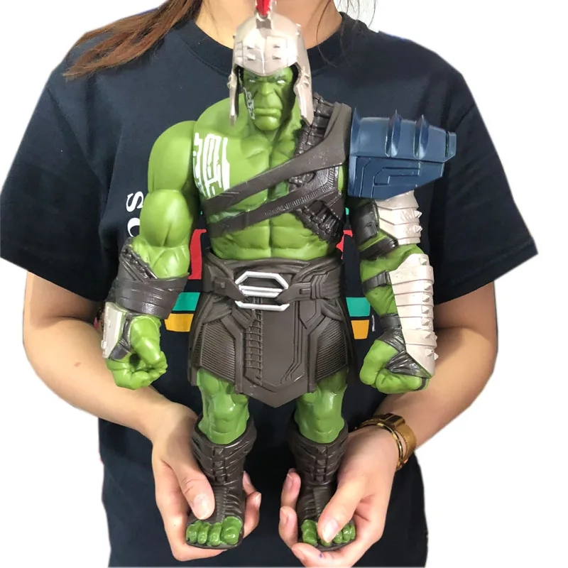 35Cm Big Size Avengers - Thor 3 Ragnarok Hands Moveable Hammer Battle ...