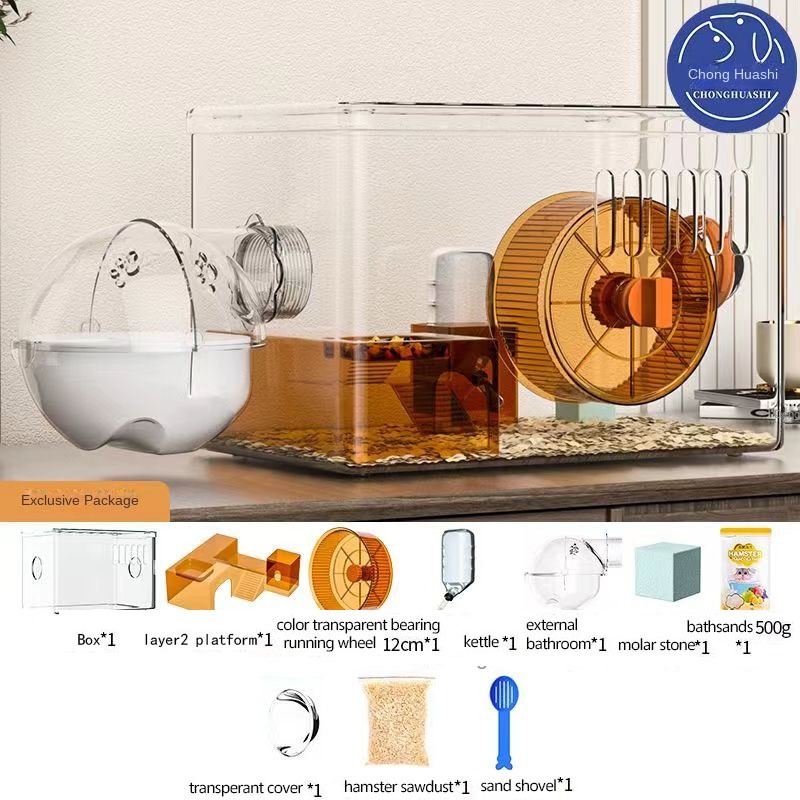 Photo inspiration: Fresh Look at Hamster Cage Hamster Villa Acrylic Golden Bear Cage Hamster Nest
