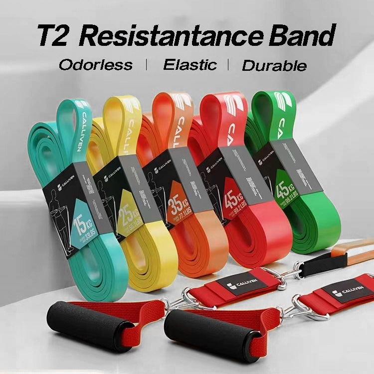 5 in 1 Resistance Band Set Exercise Loops Latex Elastic Bands for