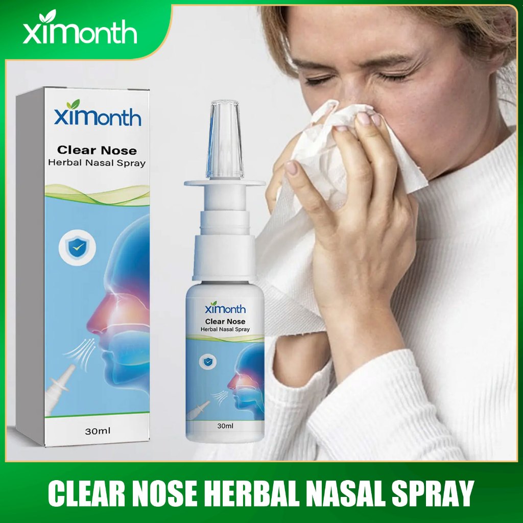 Ximonth Herbal Nasal Spray Relieve Nasal Congestion Runny Nose Rhinitis