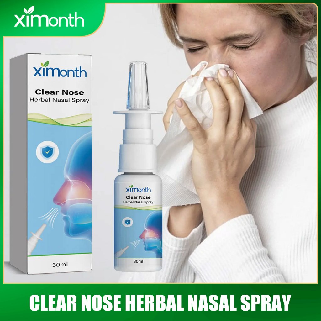 Ximonth Herbal Nasal Spray Relieve Nasal Congestion Runny Nose Rhinitis ...