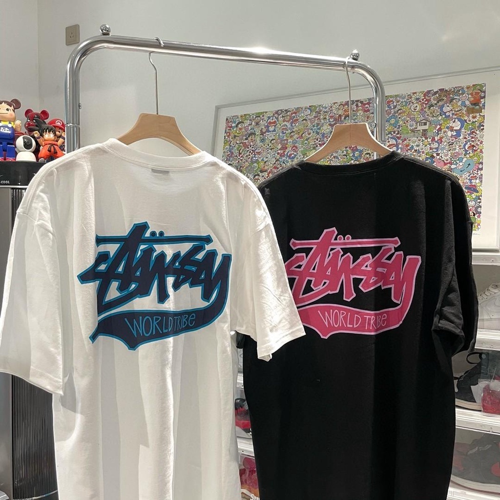 STUSSY T-shirt Hit Word Phantom Graffiti STOCK LOGO American Style ...