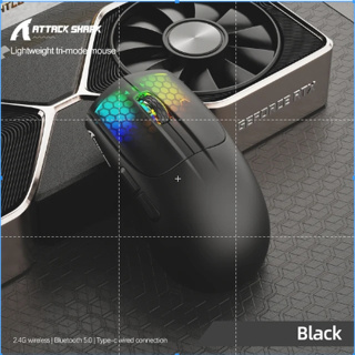 Attack Shark X3 2.4G/Bluetooth Wireless Mouse Rechargeable 200h 26000DPI  Gaming Mouse Light Weight Pc Gamer Laptop Accessories