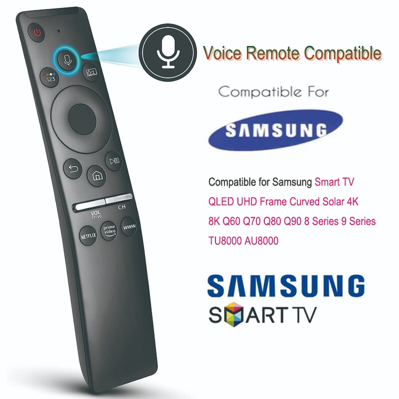 Voice Remote Compatible for Samsung Smart TV QLED UHD Frame Curved