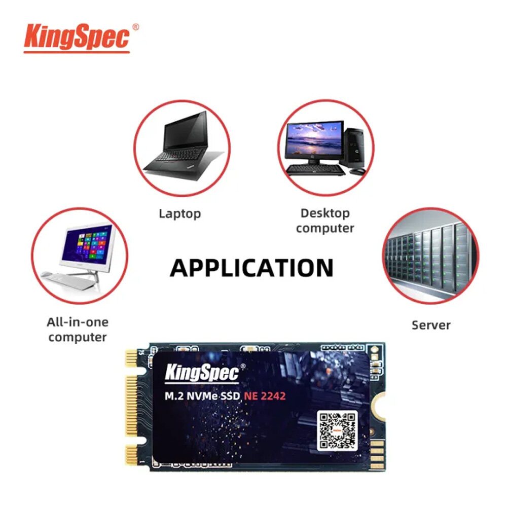 KingSpec SSD M2 128GB 256GB 512GB 1TB NVME SSD ssd M.2 2242 PCIe Hard ...
