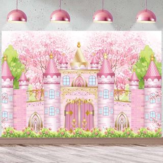 Once Upon a Time Backdrop Princess Birthday Party Decoration Fairytale  Storybook Photo Booth Royal Medieval First Birthday Vintage Castle 