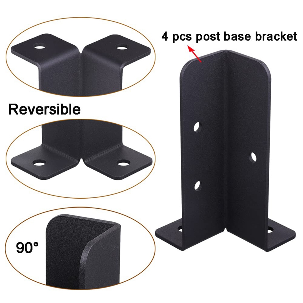 Heavy Duty Post Anchor | Post Brackets | Heavy Duty Fence Post Base ...