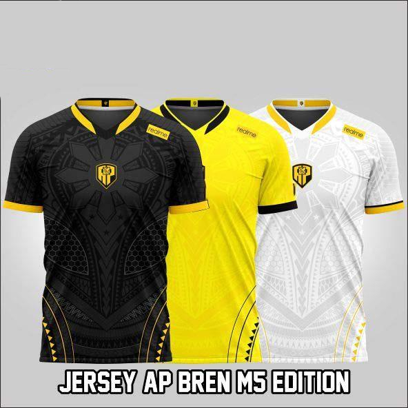 2023 AP BREN M5 LIMITED EDITION Jersey. "BREN" Esports Gameing Round