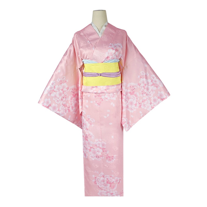 My Happy Marriage Miyo Saimori Women Blue Kimono Party Carnival Halloween Cosplay Costume