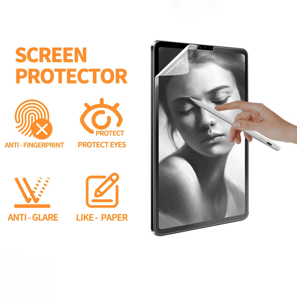GOOJODOQ Screen Protector for iPad Pro 11 12.9 10th 9th 8th 7th 6th Gen