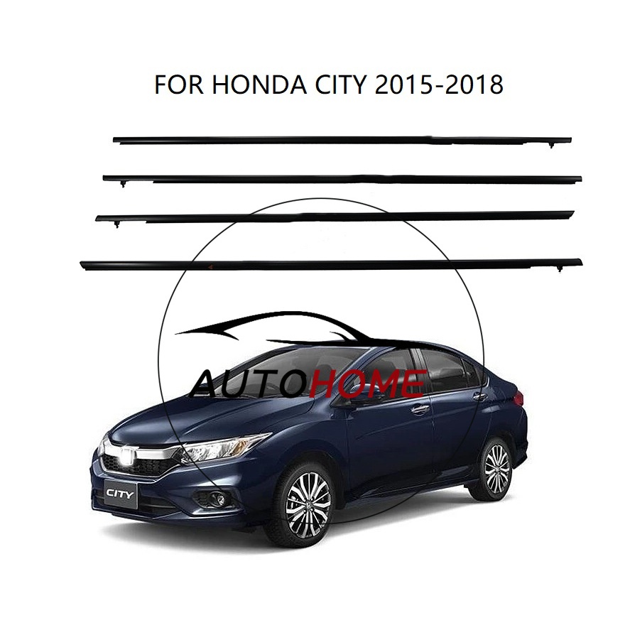 For Honda City 2015 2016 2017 2018 Weatherstrip Window Seal Car Window