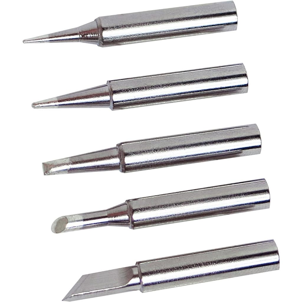 Soldering Iron Tips 5 Pcs 900M Replacement Solder Tips Kit (B, I, K, D ...