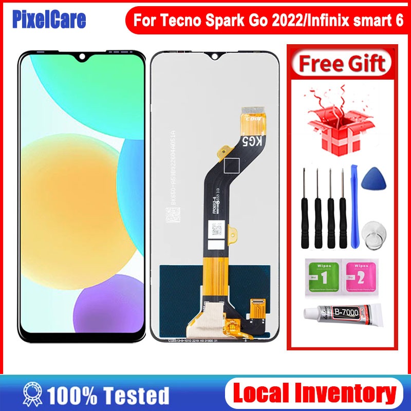 Pixelcare LCD For Tecno Spark go 2022 (kg5 kg5h) / Infinix Smart 6 ...