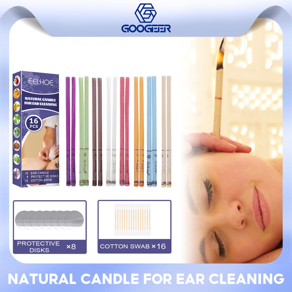 EELHOE Natural Ear Candle Ear Wax Removal Candle Tvidler Earwax Cleaner