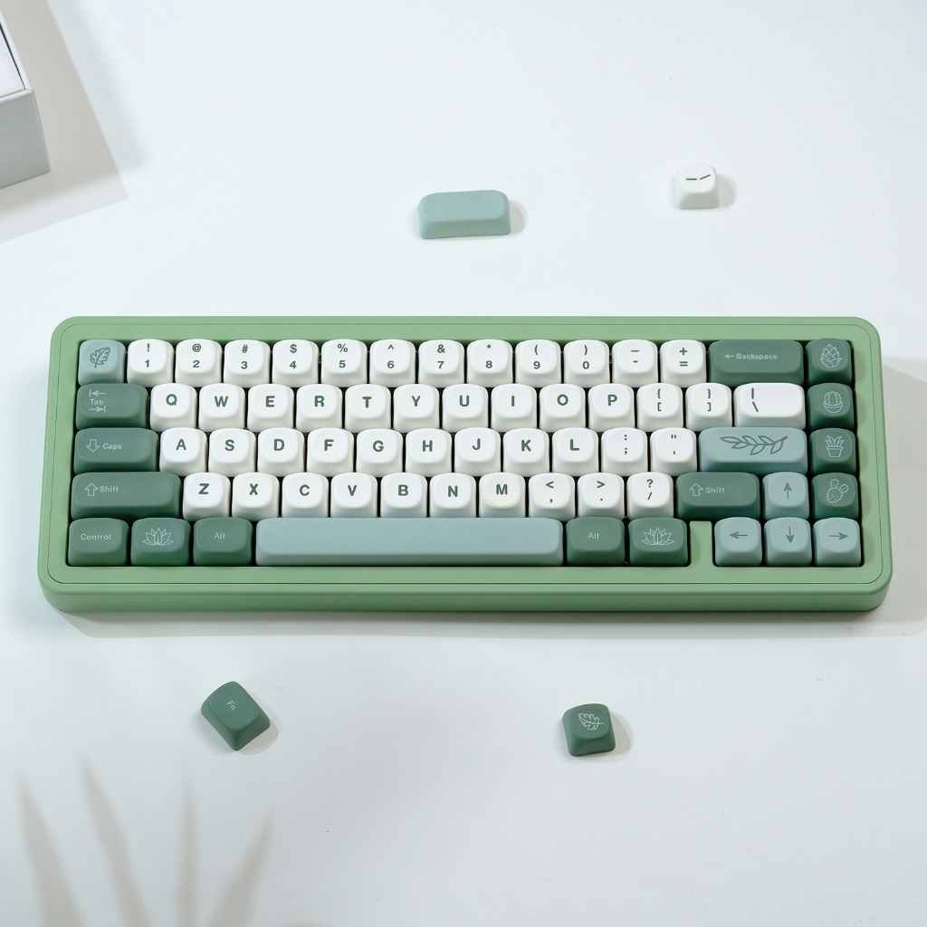 MOA Profile Keycap GMK Botanical Keycaps PBT Dye Sublimation KeyCap For ...
