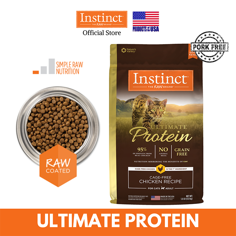 Instinct Pet Cat Dry Food 95 Meat Content Ultimate Protein Grain Free