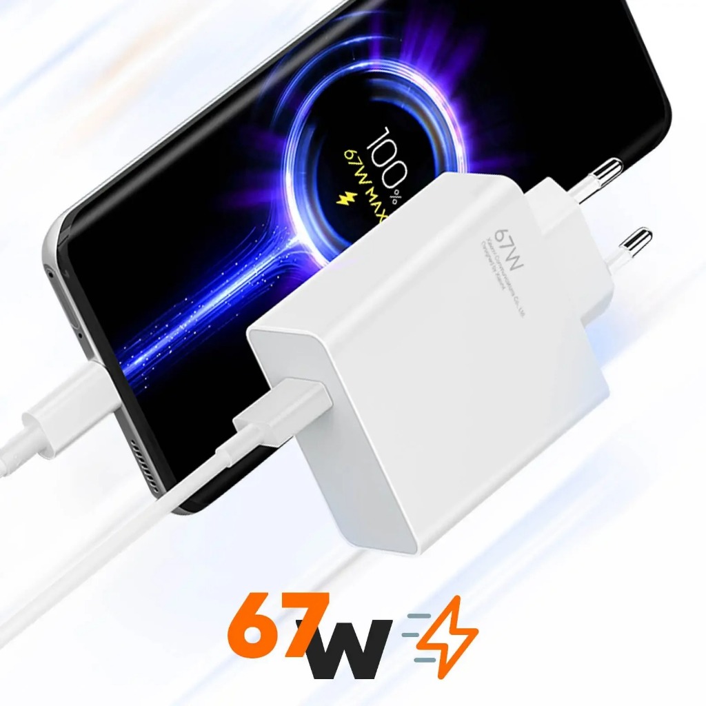 For Xiaomi EU 67W Charger Cable for Redmi Note 10 Pro Note 11