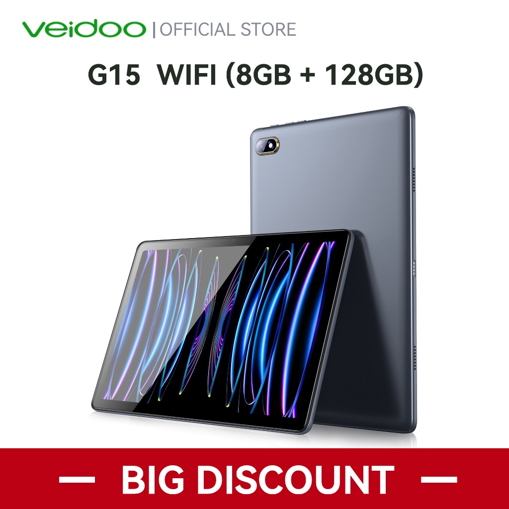 Veidoo Android 13 Tablet 10 inch, 10.1'' IPS Display, 8GB RAM 128GB ROM