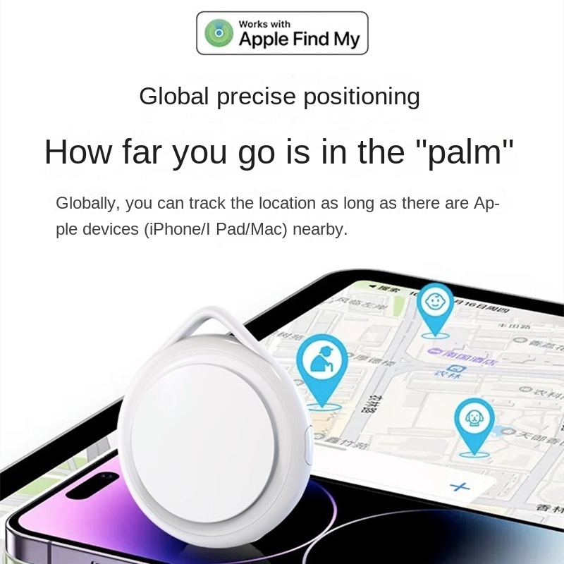 Small portable Bluetooth GPS tracker for iOS intelligent finder anti