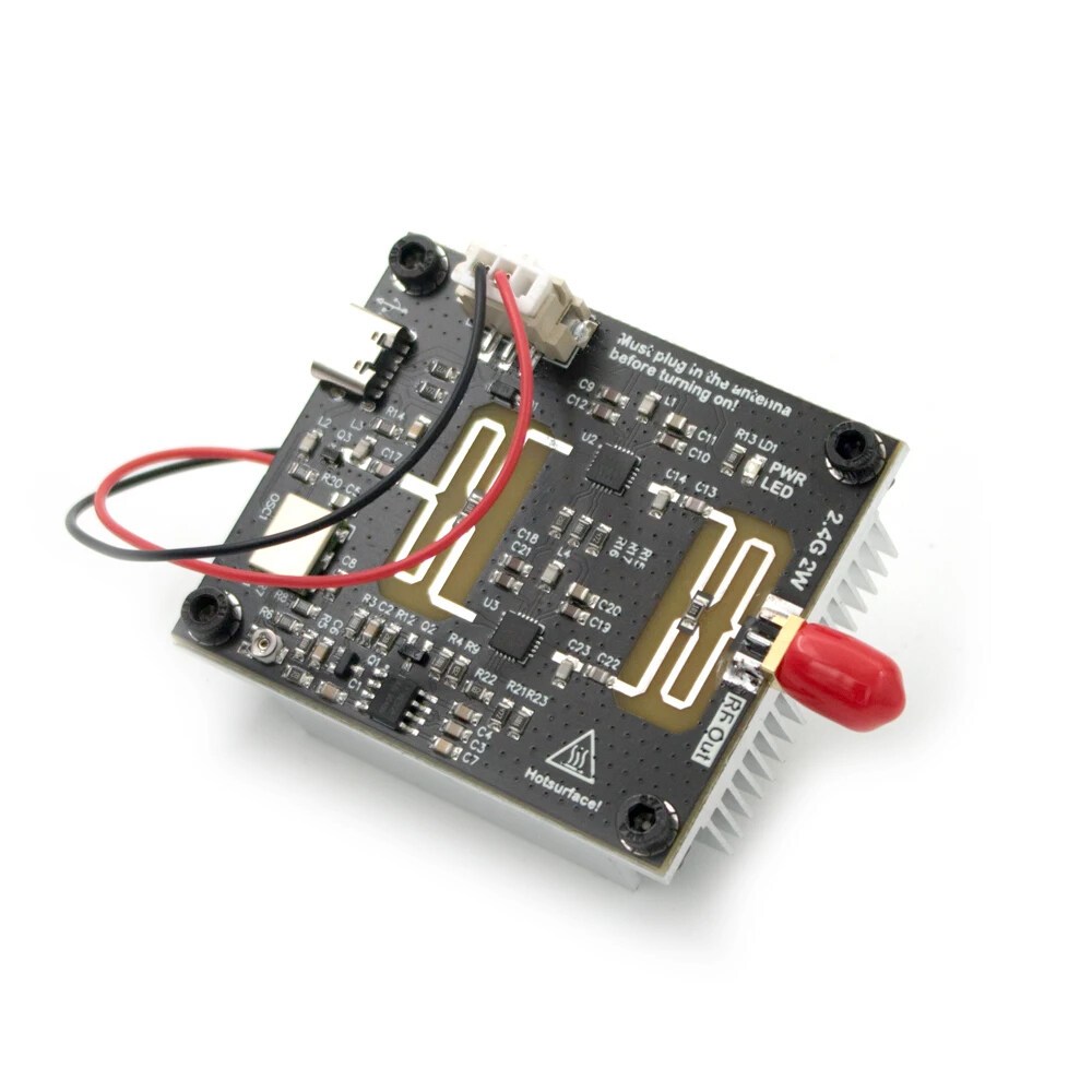 2.4Ghz wifi Jammer module 2W RF POWER amplifier Frequency control ...
