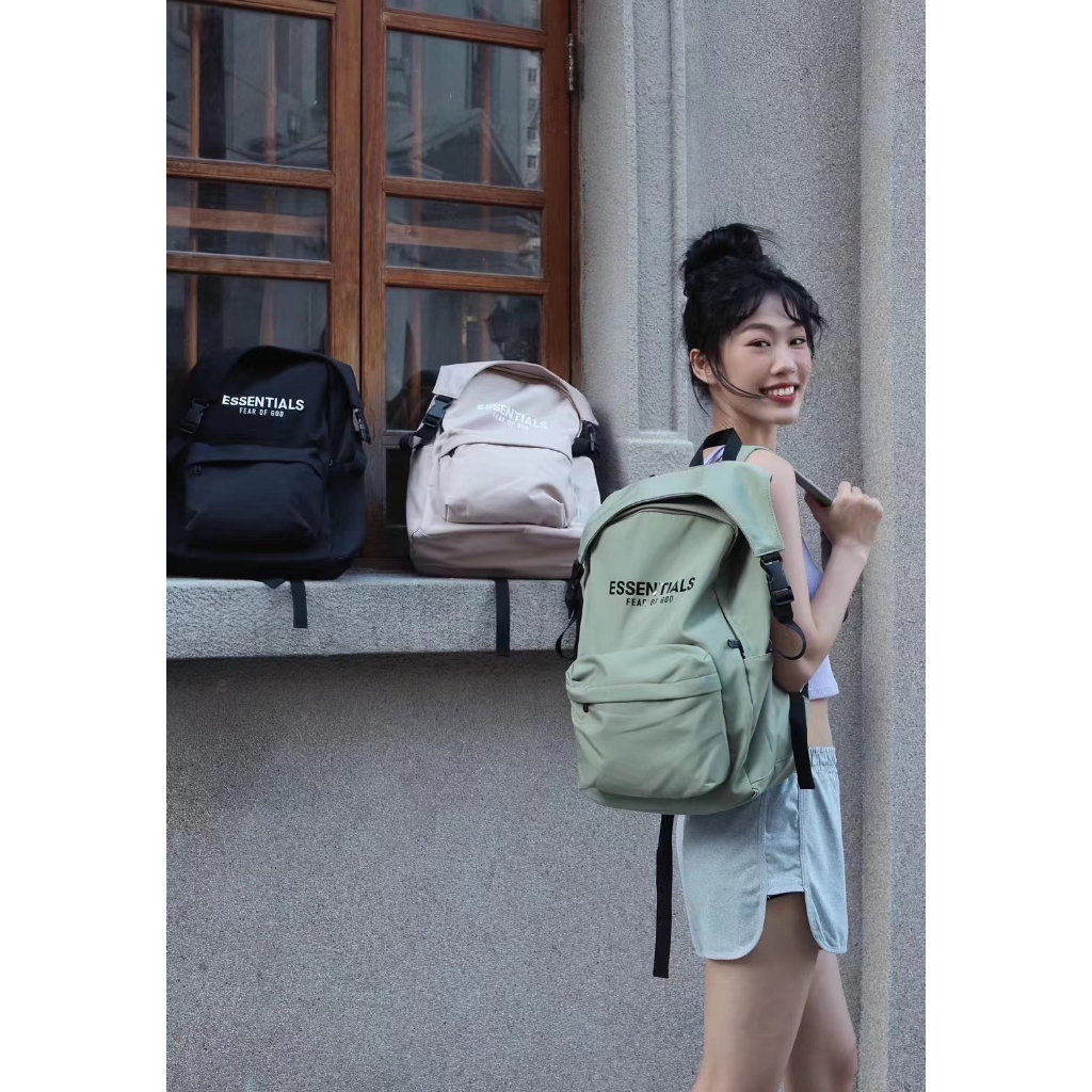 2024 New FEAR OF GOD FOG Waterproof Backpack ESSENTIALS Student