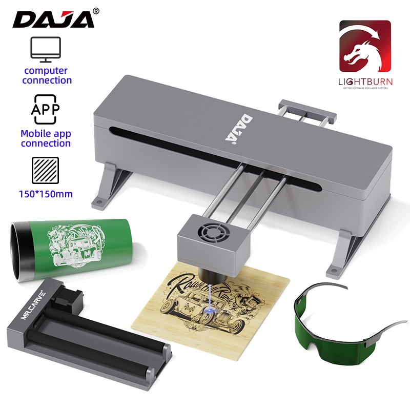 DAJA DJ7 5W Laser Engraving Machine Cutting Multifunctional Ceramic ...