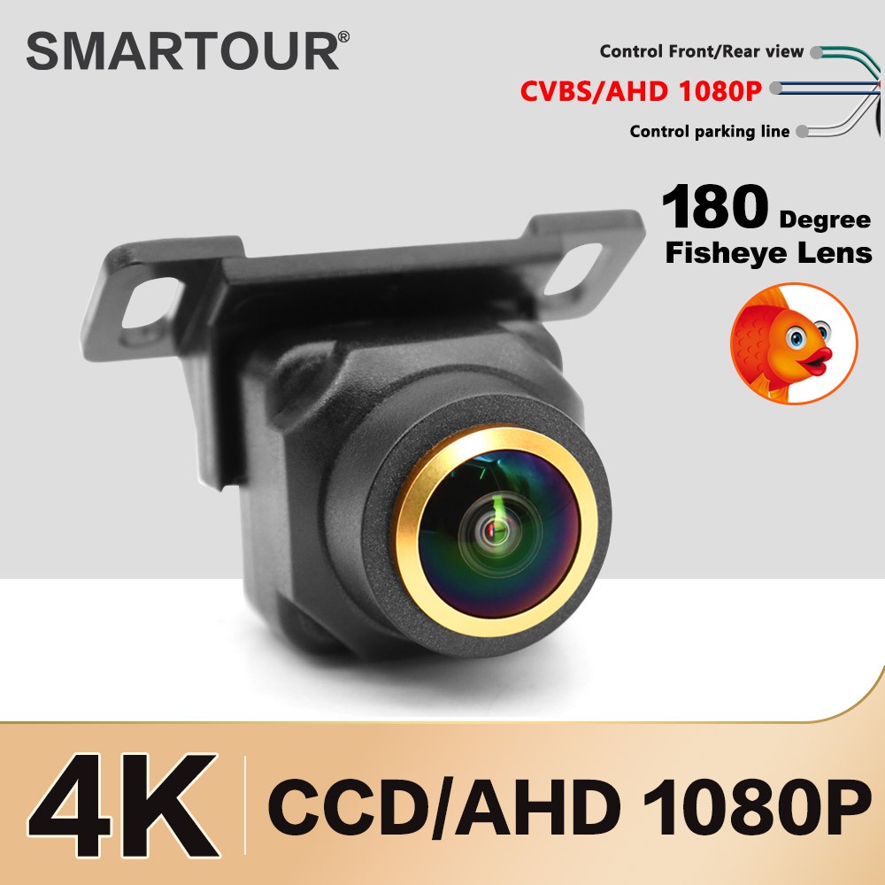Smartour 180 Degree Golden Lens Night Vision Car Parking Camera Fisheye ...