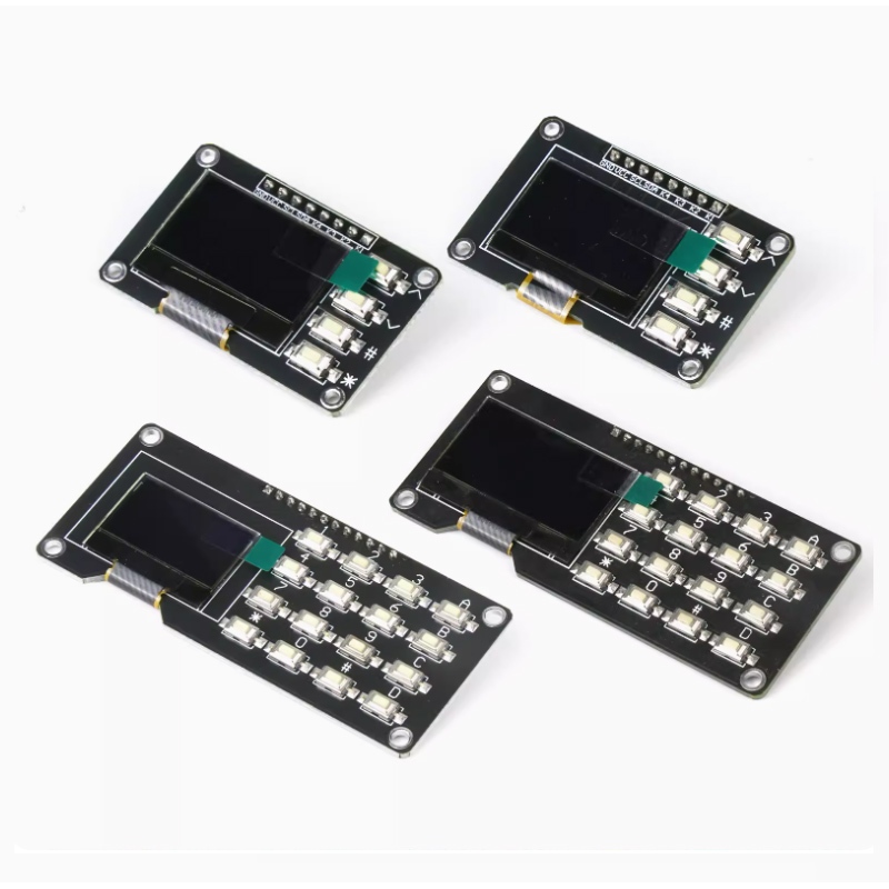 1 PC 0.96/1.3 inch OLED display module with buttons, menu buttons ...