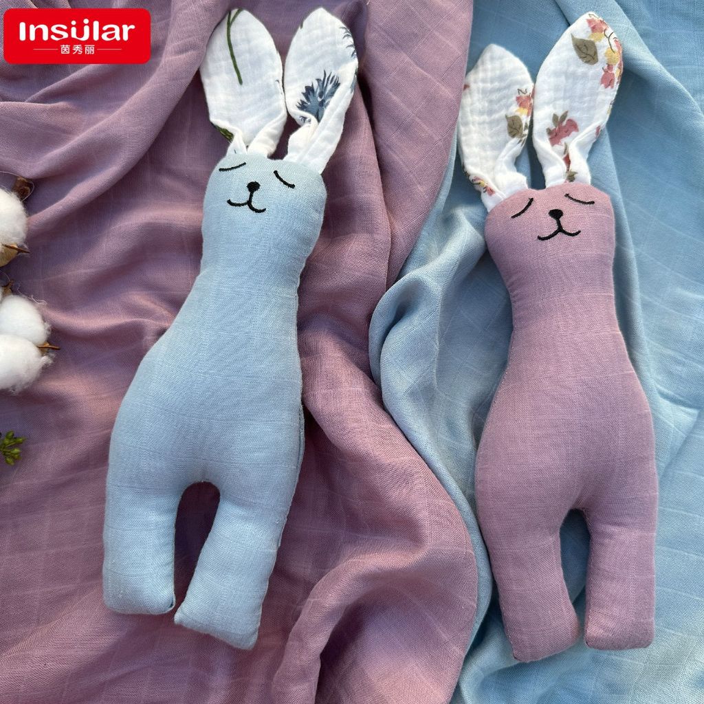 Insular Baby Soothing Rabbit Soothing Sleeping Doll Bamboo Cotton ...