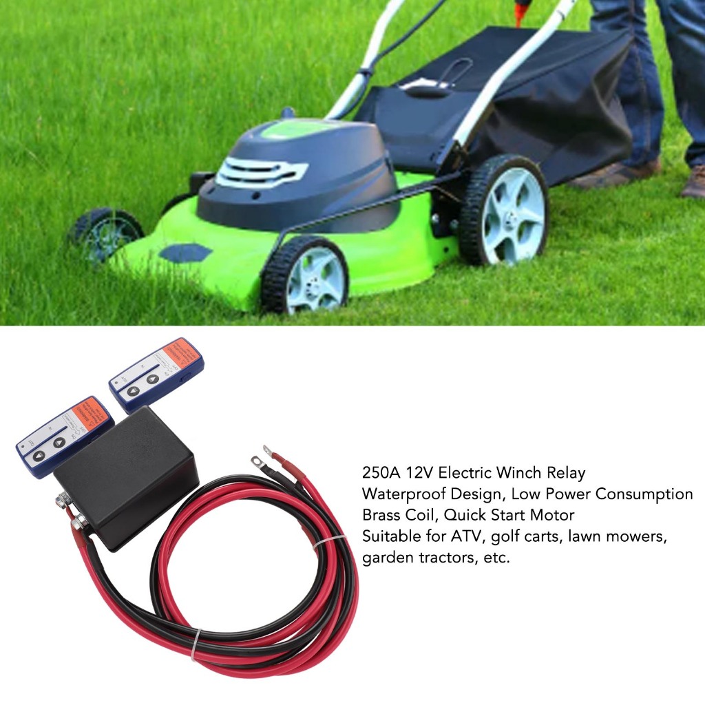 250A 12V Electric Winch Relay with 2 Remote Controller Winch