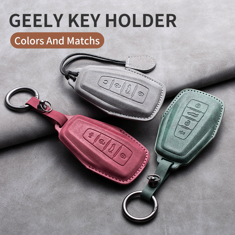 geely key cover Coolray 2019-2023 Okavango Leather Remote SE Emgrand ...