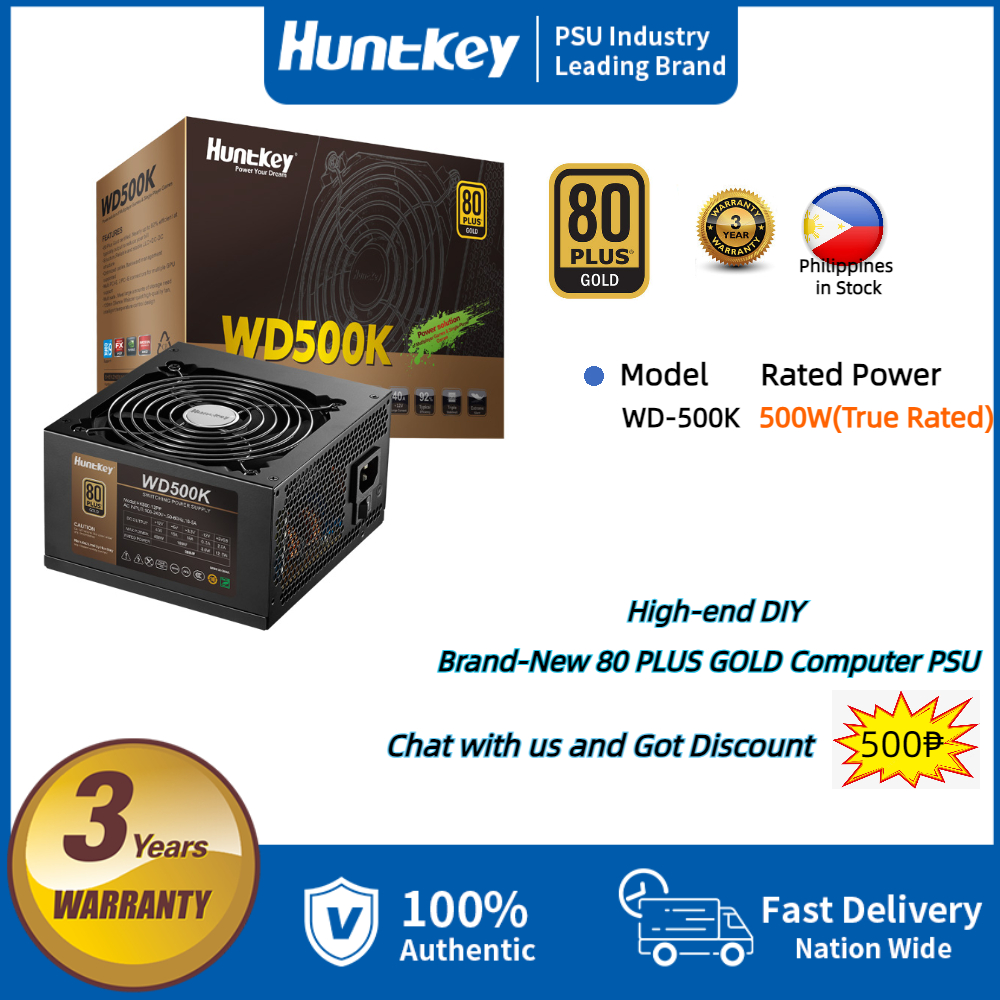[BrandNew] Huntkey Official 80 PLUS Gold Certified Power Supply