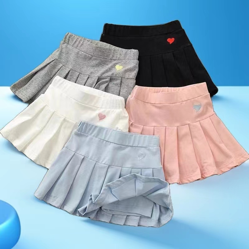 Cute Baby OOTD Pantskirt for Kids Girl Girls Pleated Skirts Children's