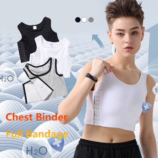 Bandage Chest Binder Tomboy Vest Top Breathable Elastic Chest Breast Binder