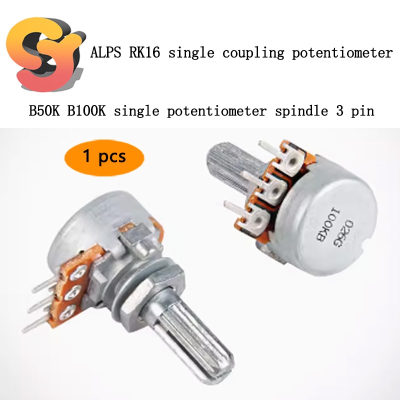 [Ready Stock Supply] 1pcs ALPS RK16 Type Single Potentiometer B50K ...