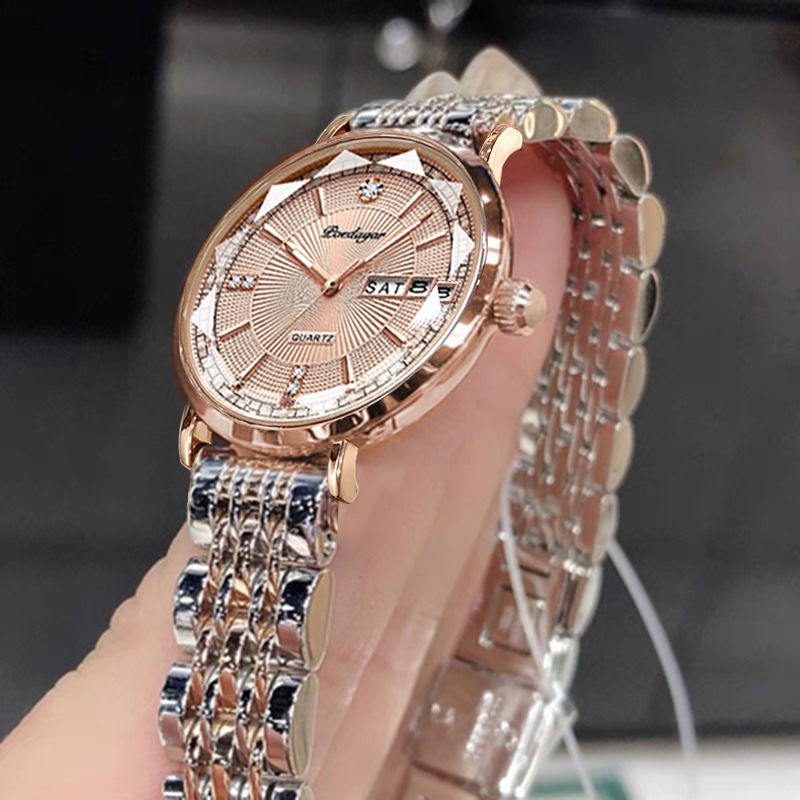 POEDAGAR Fashion Watch For Women Waterproof Original Relo Quartz Calendar  Ultra Thin Ladies Watches
