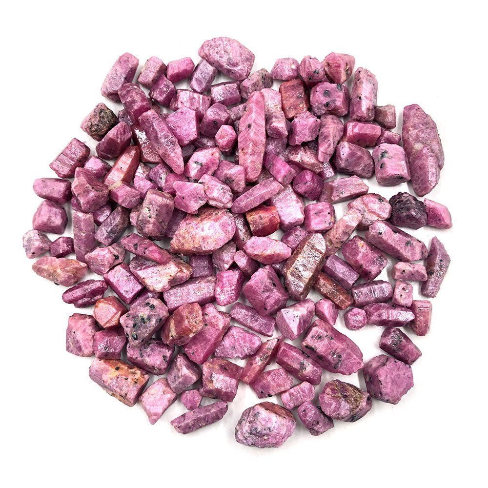 1pc 5-10mm Rough Natural Purple Red Corundum Ruby Raw Crystal Gemstones ...