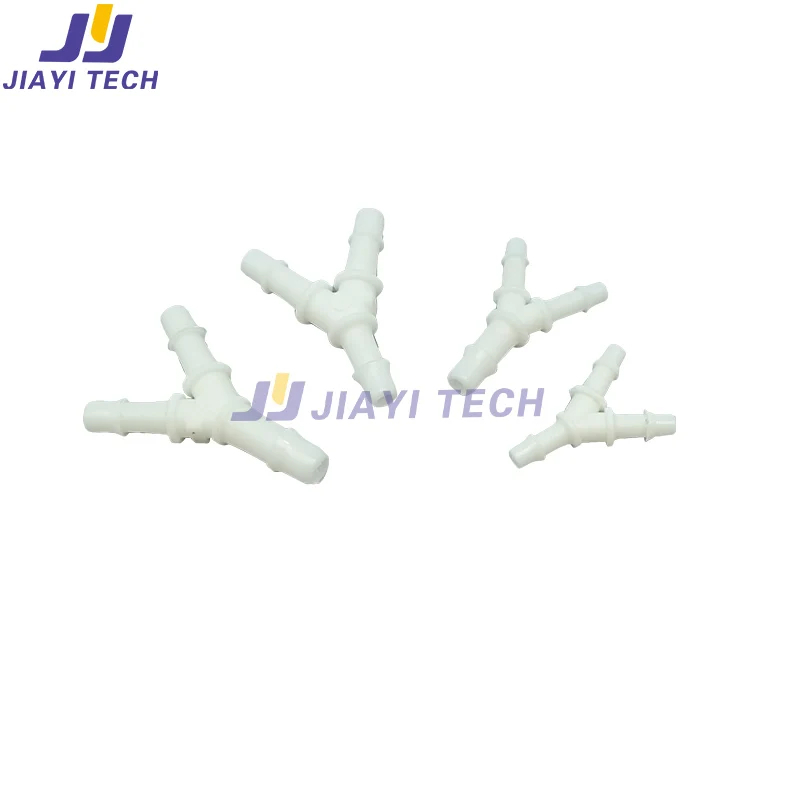 10Pcs/Pack Y/T Shape 3-Way Ink Tube Connector Hose Joint Tube Ink Hose ...